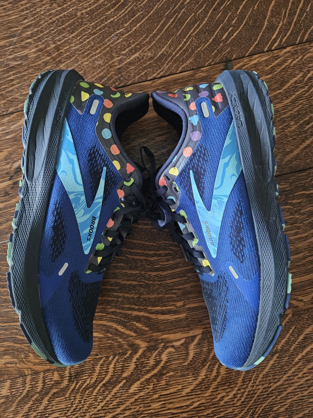 Brooks Launch 9 Women's Running Shoes Size 9 B Blue Multicolor Athletic Sneakers